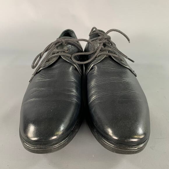 JOHN VARVATOS Size 9 Black Leather Oxford Lace Up Shoes main image 8